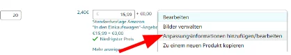 Amazon Personalisierbares Angebot