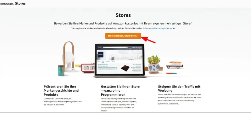 Create Amazon Brand Store